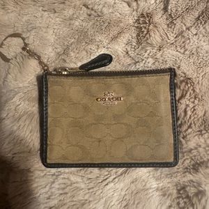 Coach travel wallet for keychain